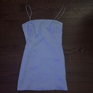 Forever 21 White Mini Dress with Spaghetti Straps